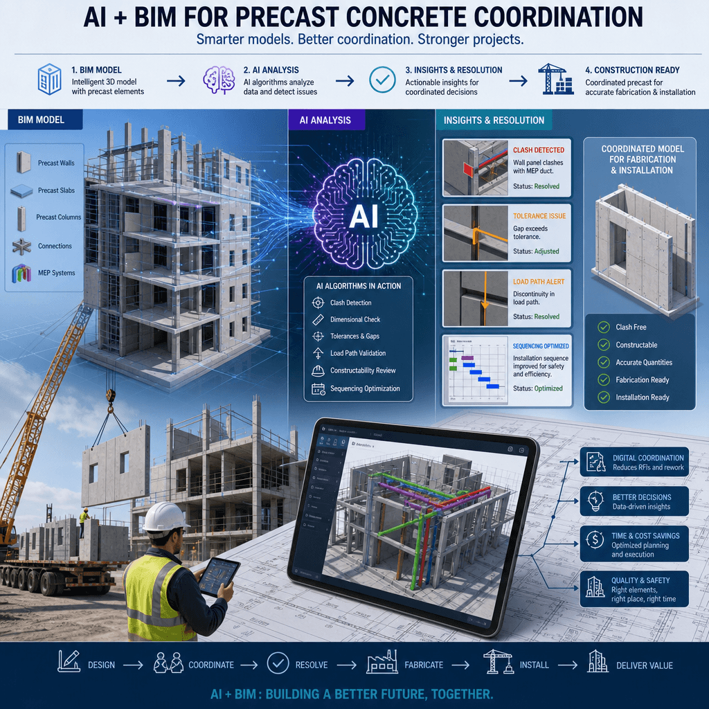 AI-Powered BIM: Transforming Precast Concrete Coordination